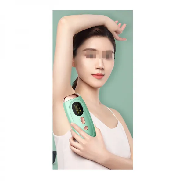 [해외 직송]뉴타임즈 제모기 탈모기기 제모기 겨드랑이털 영구 전신사택여자전용신기 XZ10 A22, 08 핑크 99만 발광량