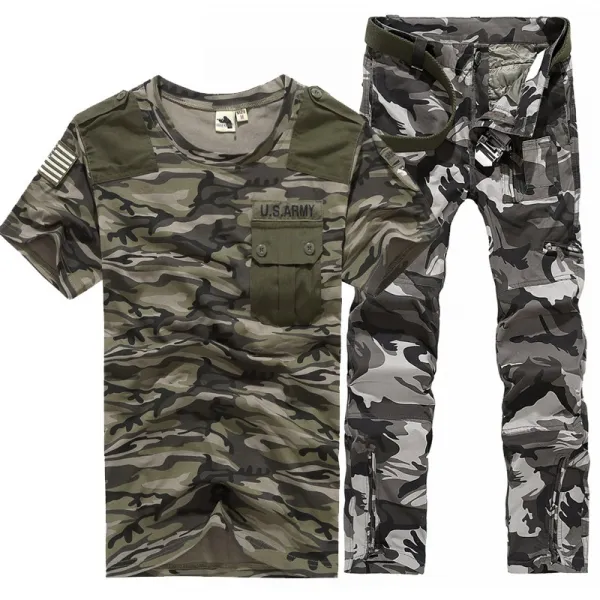 아웃도어 카모 남 트랙 군 훈시 척 특전사 미 작전복 여름 얇은 내마모 조