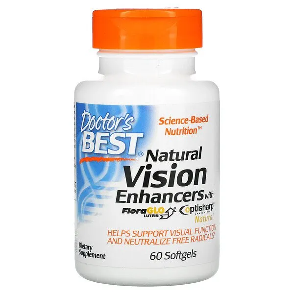 Doctor's Best FloraGlo Lutein 60정 백내장초기증상 눈 시력 좋아지는 법 음식 안구건조증 치료 증상, 1개