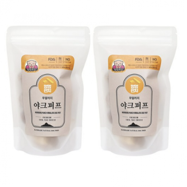 멍멍펀치 히말라야 야크퍼프, 치즈, 8개