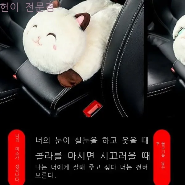 티슈 케이스 티슈 케이스 창의적 자동차 팔걸이 케이스 티슈 뽑다 귀엽다 고양이 표정 고양이 생각나다 너의 미소, 너의 미소가 생각나