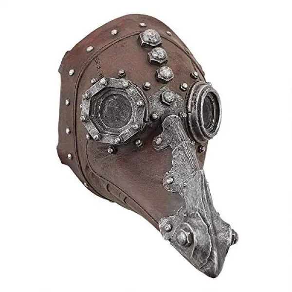 디자인 Toscano Doctor of Death Steampunk 역병 조각 마스크 풀 컬러 - P031807455DBYG5, single