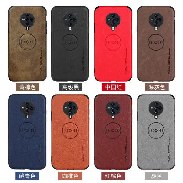 차량용시계 vivos6/s5/s1/s1pro차량용 자석흡인 핸드폰케이스 x23x27가죽 x30전면덮개 떨어트림방지 x21지문 고급 남성 x9/x20/x27/x9splus보호케, T05-부드러운 가죽 vivo S6혹은연락 고객센터 비고 형색