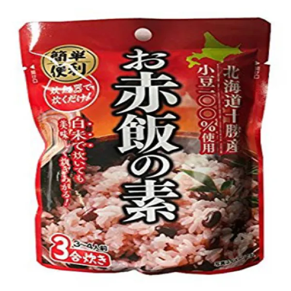 角屋米穀 十勝産 お赤飯の素 230g×4個 角屋 미곡 토카 치산 팥 찰밥의 소 230g × 4 개 1