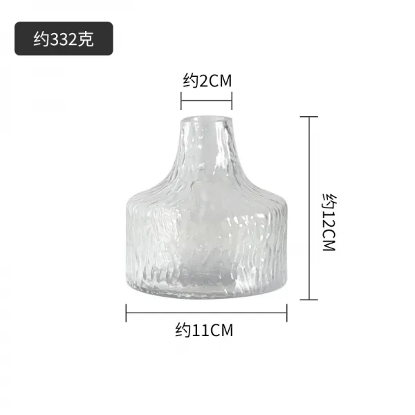 신성정보통신 또한 은 무드 인싸템 극언 빙하 투명 진열 장식품 거실 꽃꽂이 노르딕 가볍게 사치한 독창적 숏, 극 언 빙하 -숏 입 타입