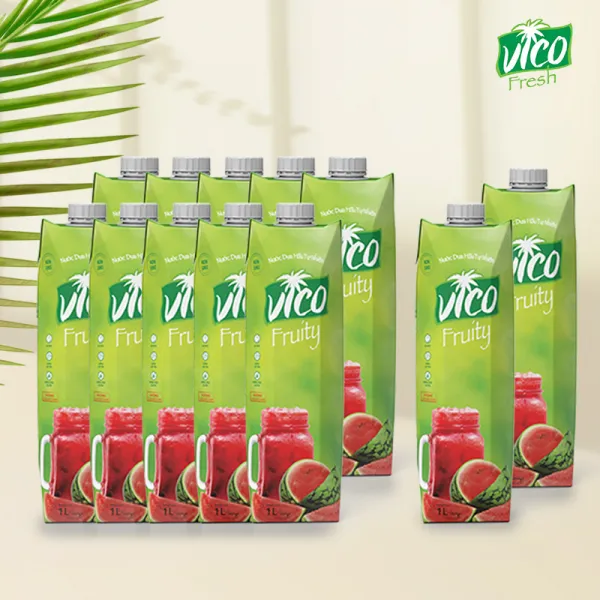 주말 (6+6)비코프레쉬 100% 수박 주스 1L (6+6)_해외직수입제품으로 유통기한이 한국과 다르게 표기 일월년으로 기입 (옆면 한글라벨 참조), 12팩 (6+6)