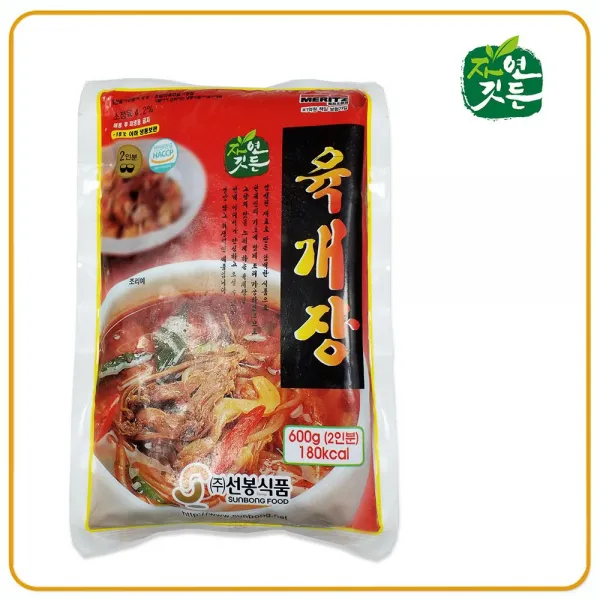 배동바지 맛있는 육개장(선봉식품) 600g, 1팩