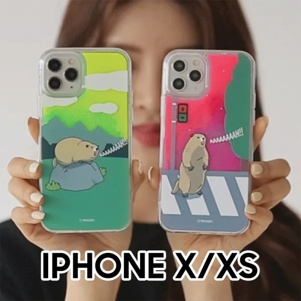 마멋 아이폰X_XS 네온샌드 케이스