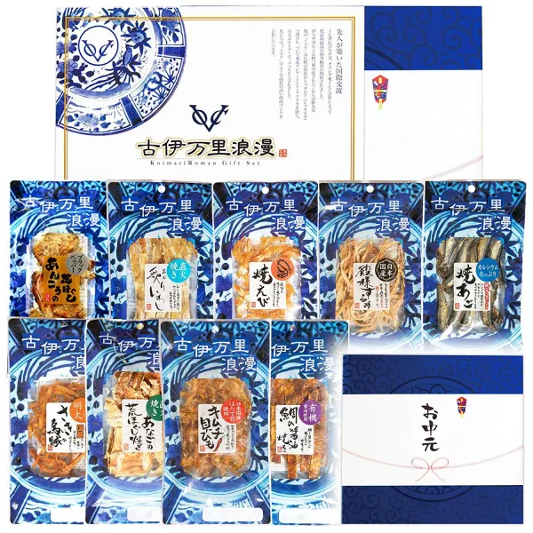 お中元 おつまみギフトセット ベストナイン (お中元のし付) 백중날 안주 선물 세트 베스트 나인 (백중날의 톱니), 1