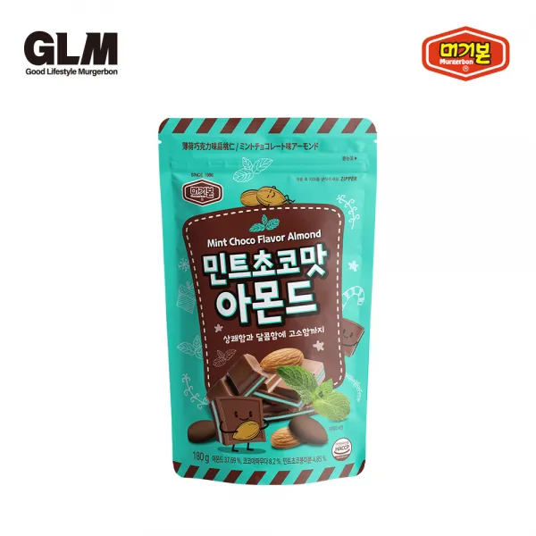 [머거본] 민트초코아몬드 180g, 단품