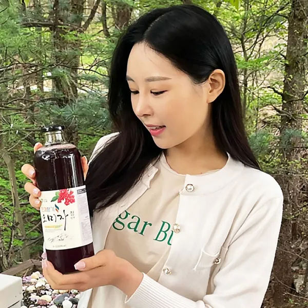 2년숙성 강원도 오미자 오미자청 1L 원액 효소 문경오지자청