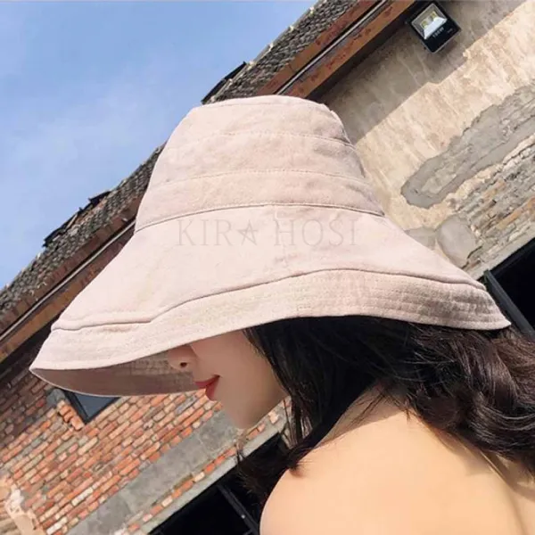 kirahosi 지에스 5 빅사이즈 양면 벙커 벙거지 모자 벙커햇 등산모자 173 BLrlzny