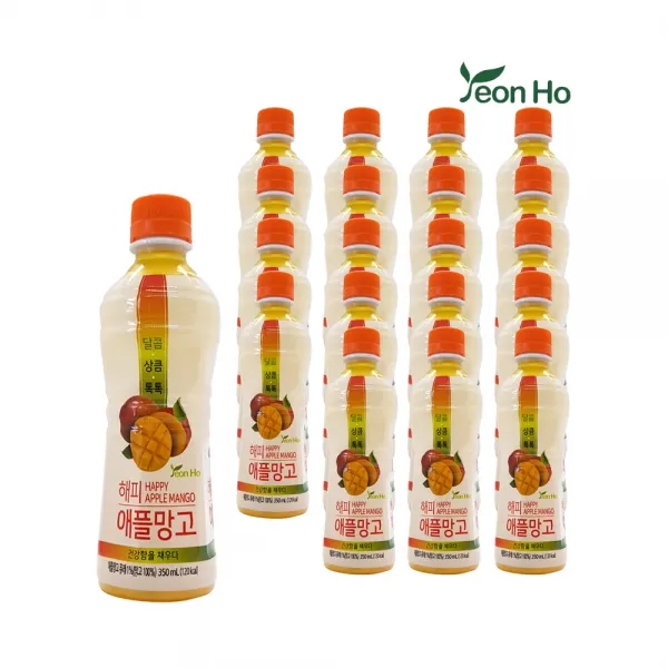 연호 애플망고 350ml 20개입 페트 과일농축퓨레 모구머시썬업카페음료, 20개
