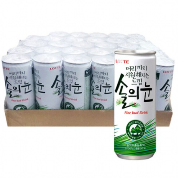 롯데칠성음료 머리까지 시원해지는 느낌 솔의눈 240ml 115