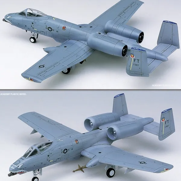 아카데미과학 1/72 A-10A 썬더볼트 미공군 중무장 공격기 프라모델