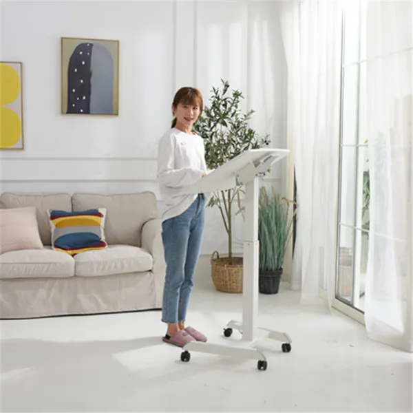 강의 테이블 컴퓨터 높이조절 남주혁책상 교단 교탁 화이트