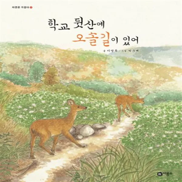비룡소 학교 뒷산에 오솔길이 있어