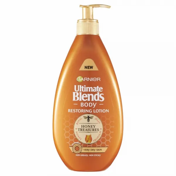 (영국직배) Garnier 가르니에 악건성 피부 허니 바디로션 400ml 3팩 Ultimate Blends Honey Body Lotion Very Dry Skin 400ml