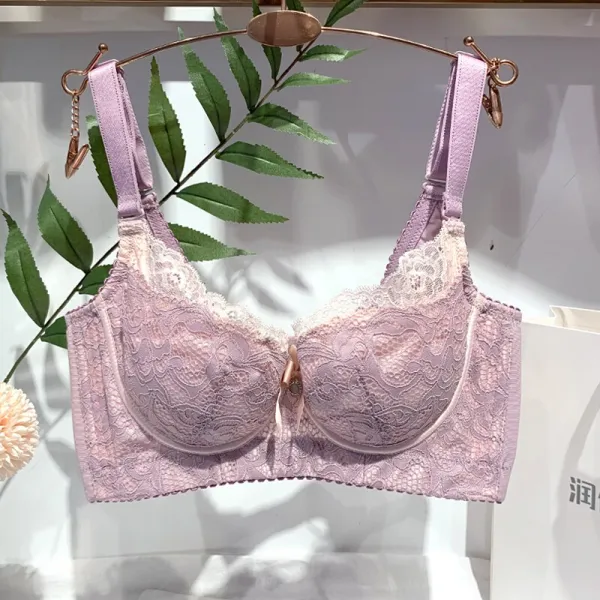 YAONISHI 밖으로 확대 교정 브래지어 속옷 여 집합 얇 은 스펀지 조정 형 브 라 수 트 덧 대 위 에 브 라 패드 로 떨 어 지지 않 게 작은 가슴 교정 외 확장 여름 핫 핑크 스펀지 70B
