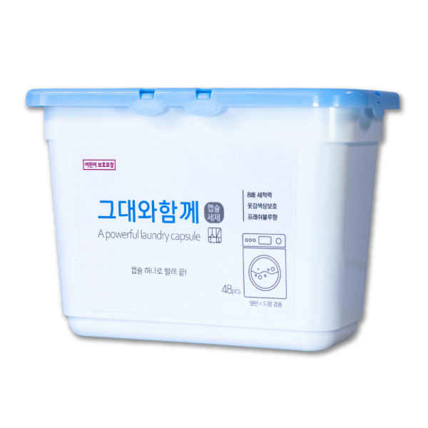 그대와함께 캡슐 세탁세제 통돌이 드럼세탁기 겸용 48개입, 1Pack