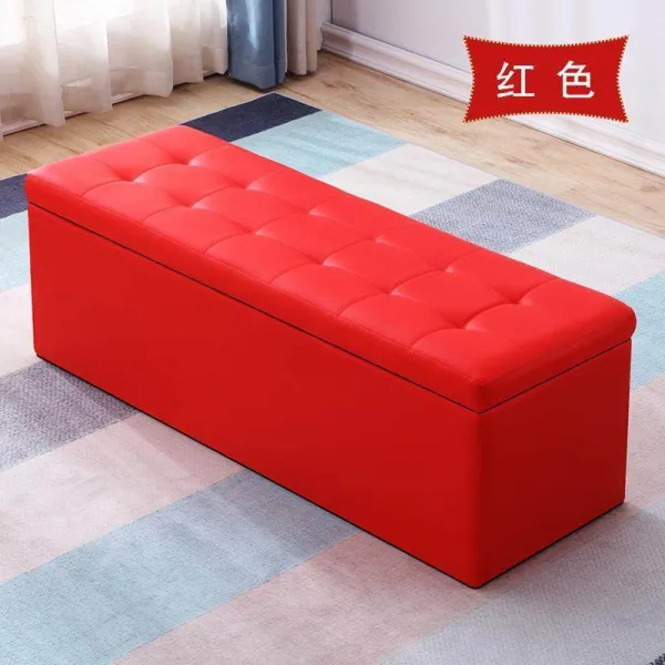 가죽 U 저축 기다리다 심플 없어 등받이 산산이 부서지다 휴식 구의자 신발을 바꾸다, 레드 롱 120 *와이드 40 *하이 묵인