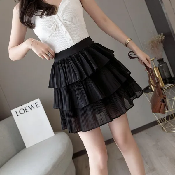 빅피플 스커트 여성 미니스커트 Sa361 스커트 망사 치마