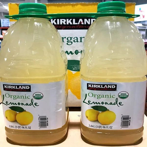 커클랜드 유기농 레몬에이드 2.84L x 2개입, 단일상품, Kirkland Signature Organic Lemonade 2.84 x 2P
