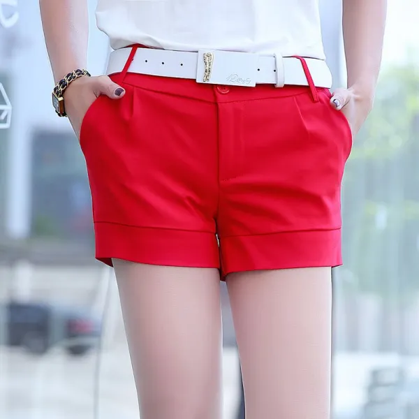 도깨비몰 여성 봄 여름 반바지 핫팬츠 데님 면 숏팬츠 골프웨어 나들이 파티룩 554017777044