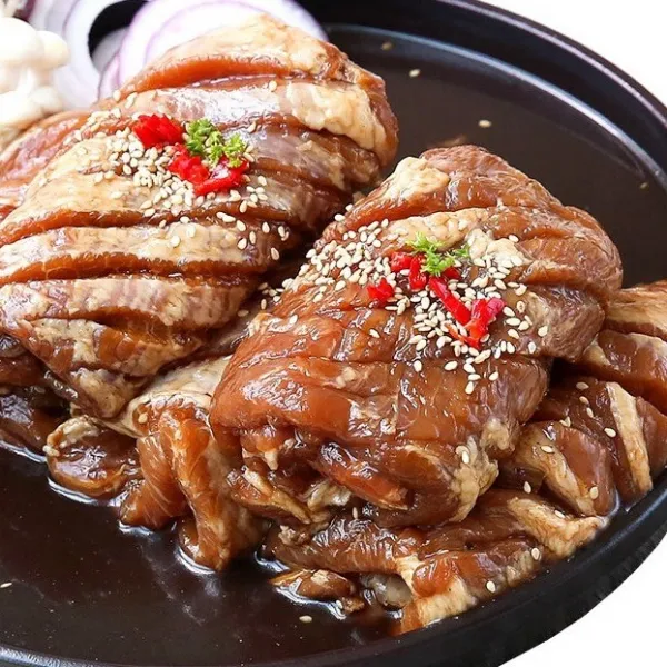 육식가 비법양념 42시간 숙성 돼지양념구이 1kg [3만원이상구매시한우떡갈비증정] 술안주 밥반찬 숯불갈비, 1팩