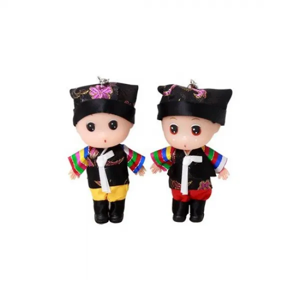 박씨상방 색동한복 깜찍이남핸드폰고리