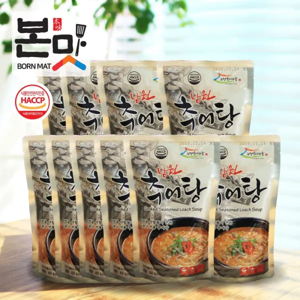 본맛 남원추어탕 국산 보양식 즉석식품 요리 찌개 10팩 무지박스포장, 단품
