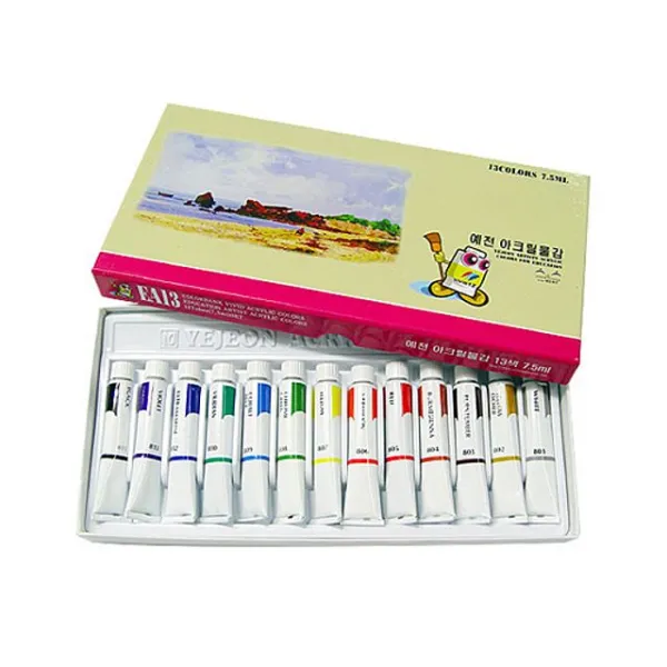예전아크릴물감(7.5ml-13색)문구 물감 파스 #9999EA, 쿠팡 본상품선택