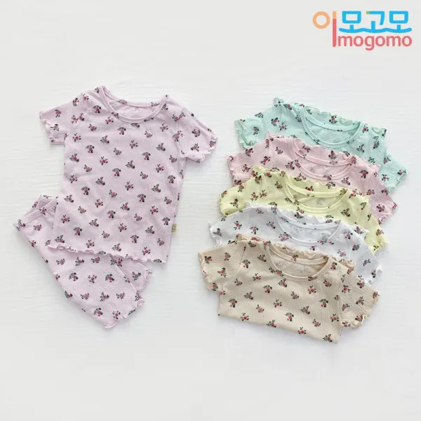 이모고모 LB 릴리실내복 (반팔티+반바지 set)