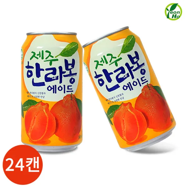 연호 제주 한라봉 에이드 340ml x 24캔, 단품