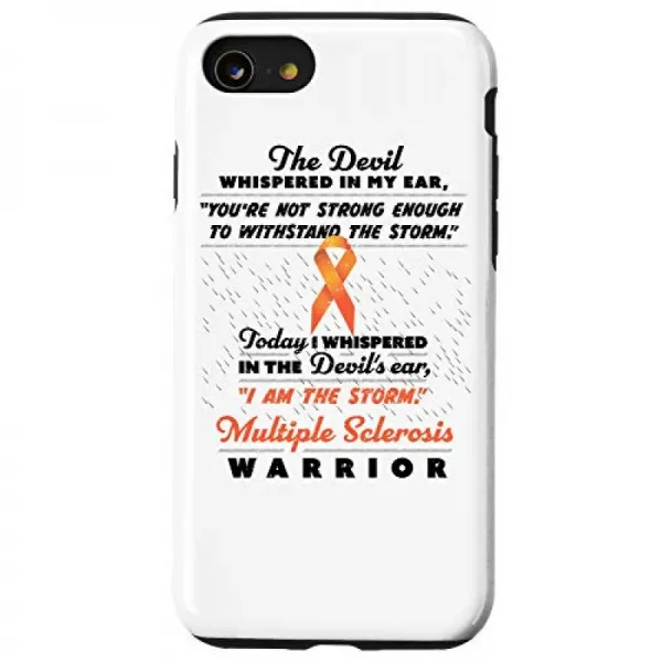 iPhone SE (2020) / 7/8 The Devil whispered-다발성 경화증 전사 지원 케이스, 단일옵션