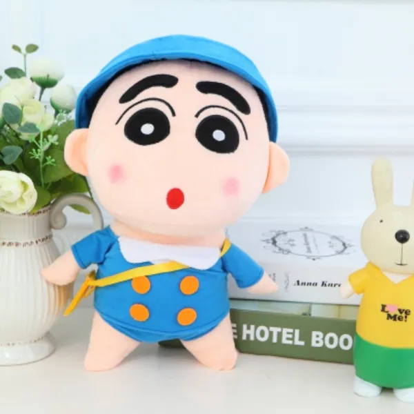 짱구는 못말려 인형 쿠션인형 짱구 흰둥이 봉제인형 35cm 55cm 80cm 100cm 120cm, 둥근 눈을 가진 짱구 교복 + 55 센치 메터cm