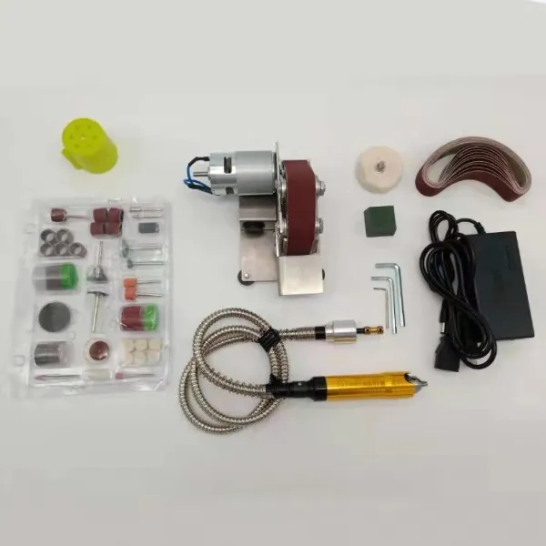 체인톱날연마기 연삭기 자동 대리석 콘크리트 엔진 diy 가죽 사포 무선 기계