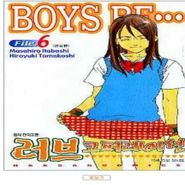 코믹토토 중고 BOYS BE 러브 코퍼레이션 1-6 완결 상태(중) 이타바시 마사히로 타마코시 히로유키