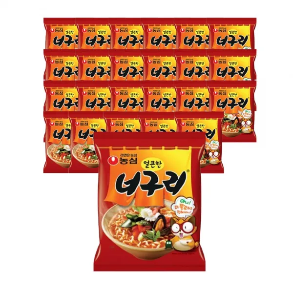 농심 얼큰한 너구리 120 g, 24개