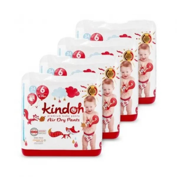 킨도 프리미엄 에어드라이v2 팬티형 기저귀 점보형 6단계 14kg~ 272개