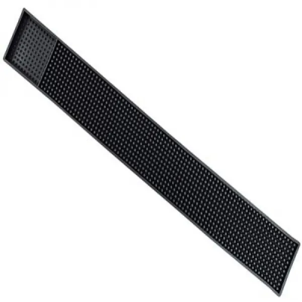 Artisan Owl Professional Rubber Bar Service Mat Rail Drip Mat - 23.5” x 3.25” (1 Mat) 숙련공 올빼미 전문 고무, 1