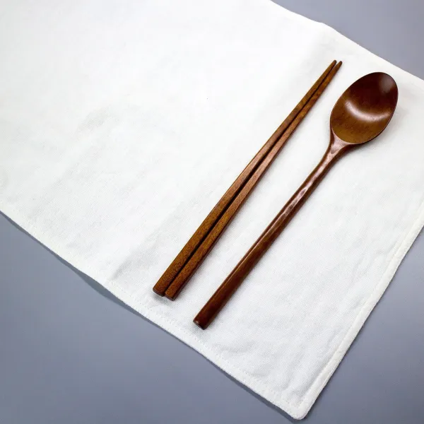 반애썸 무형광 키친크로스 소창행주(27X47cm) 2겹 3겹 카페행주 테이블매트 티매트, 10장, 정련된 2겹 소창키친크로스/무지