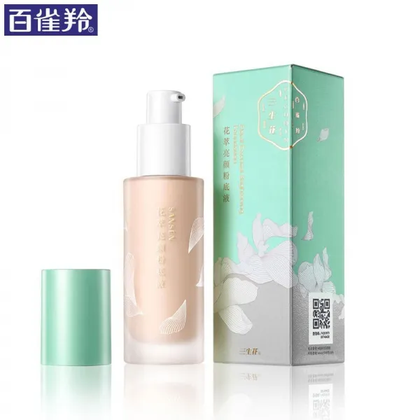 백작 임의 기운 3 생꽃 발효 초이슬 파운데이션 30ml (상아색) 컨실러 보습 케어 오일 보습 유지 보습 광채 발효 영구적으로 발효