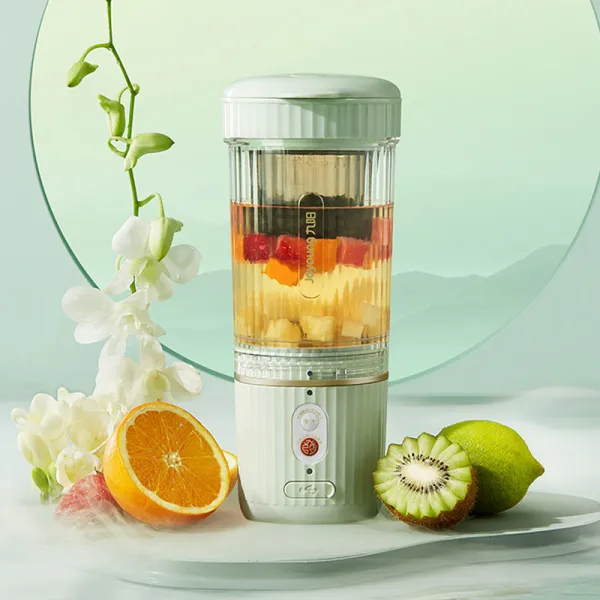 Joyoung다행히도 컵착즙기 가정용다용도 소소한 휴대용 과일 전동 과즙기 미니 LJ560, T01-청색