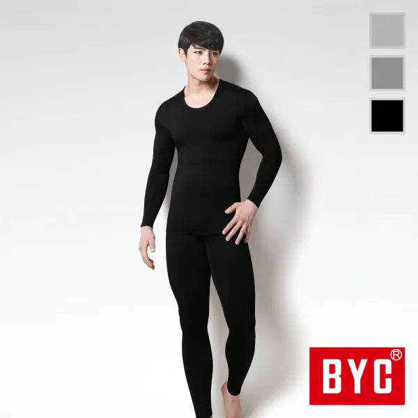 Byc 베이직 남성 기모 스판 긴팔 내의 세트 Byl9550 아이앤유샵