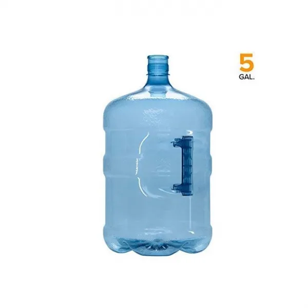 5 Gallon BPA FREE PET Plastic Crown Cap 물통 Container Jug Made in USA, One Color, One Size