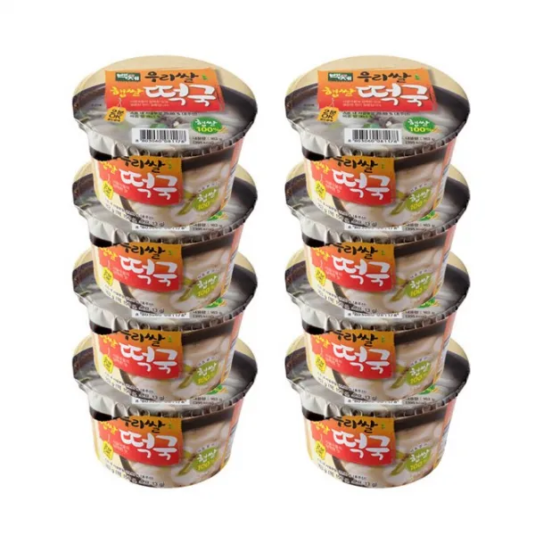 백제 우리쌀 햅쌀떡국 163g x 8개입, 1세트