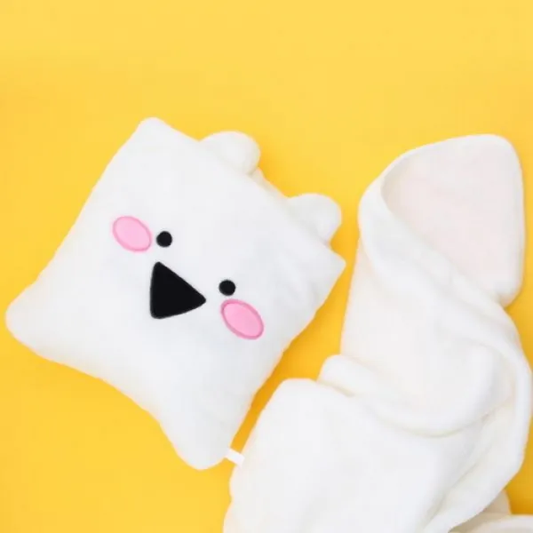 [바보사랑]오버액션 토끼 무릎담요