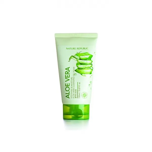 Nature Republic Soothing and Moisture Aloe Vera Cleansing Gel Foam 150 ml, One Size