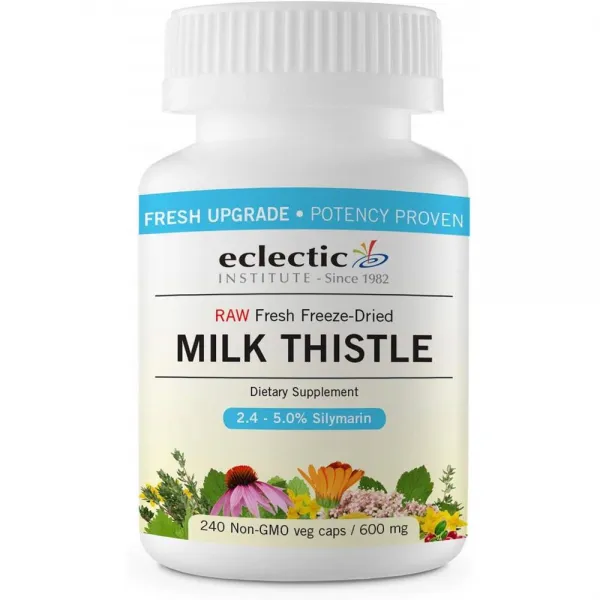 Eclectic 밀크시슬 240정 600mg 1팩 간에좋은약 피곤할때 만성피로 영양제